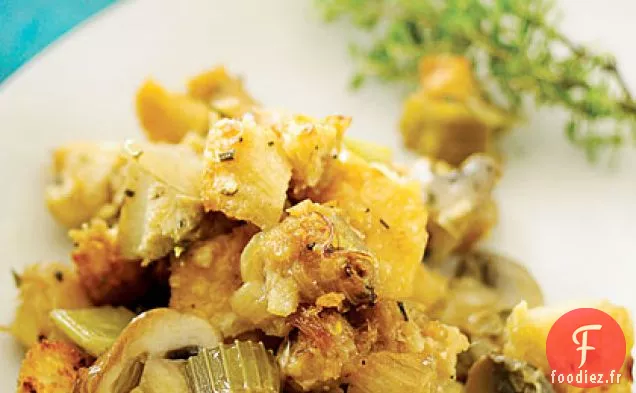 Farce au Levain au Parmesan aux Artichauts