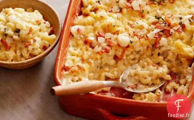 Macaroni au Bacon et au Fromage