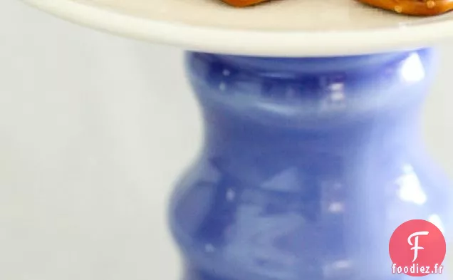 Bretzel Sucré Au Beurre D'Arachide Et À La Gelée Crémeuse - wiches