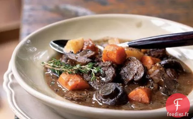 Ragoût de Bœuf de Base aux Carottes et aux Champignons