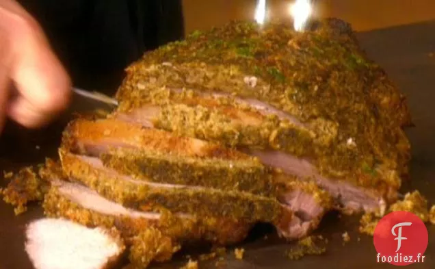 Longe De Porc En Croûte D'Herbes