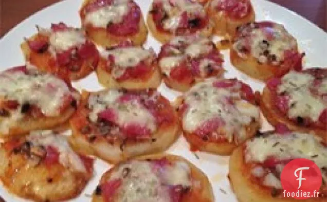 Tranches de Pizza aux Pommes De Terre Rôties