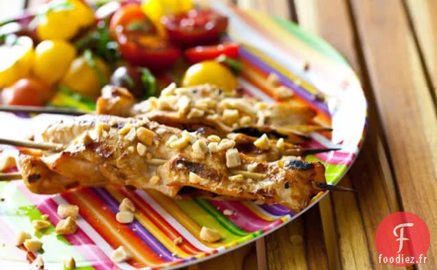 Recette de Satay de Poulet