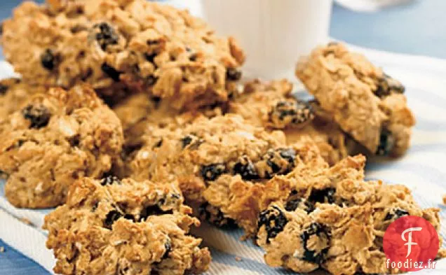 Biscuits à l'Avoine aux Bleuets et aux Noix