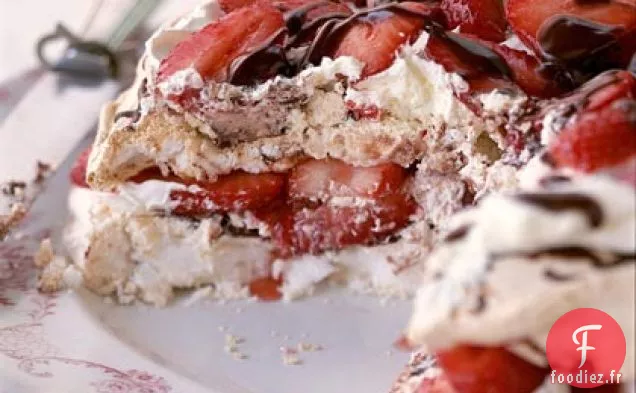 Torte Meringuée Fraise-Chocolat