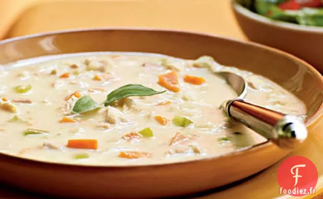 Soupe de Dinde et de Pommes de Terre au Bacon