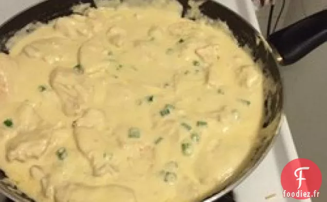 Sauce au Poulet au Fromage et à la Ciboulette