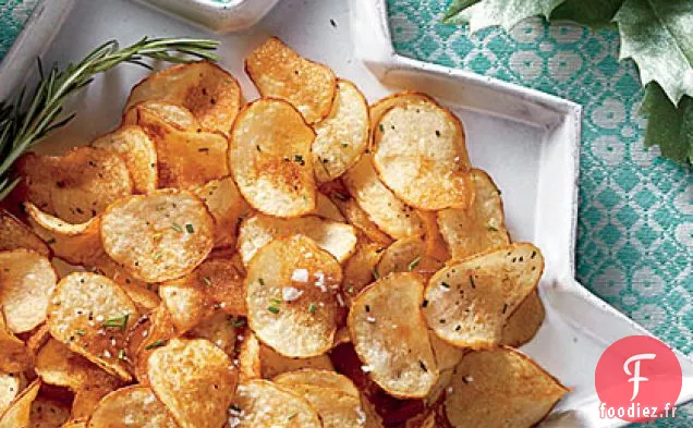 Chips au Sel et au Vinaigre de Romarin