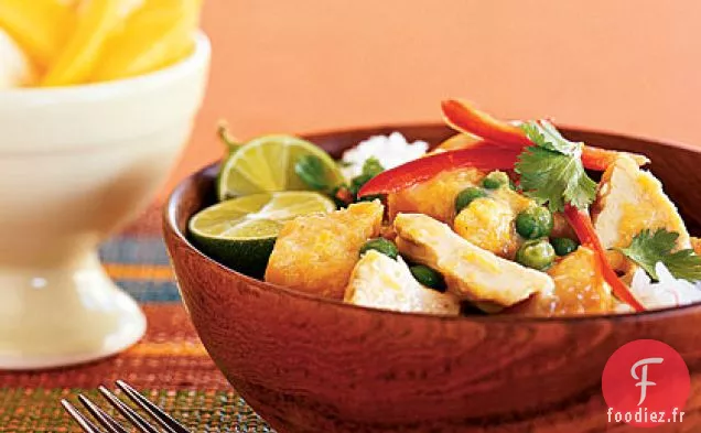 Dinde Au Curry Thaï