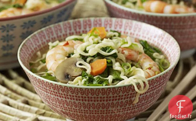 Soupe de Nouilles Aux Crevettes Thaïlandaises