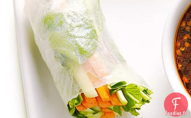 Rouleaux d'Été Croquants au Concombre