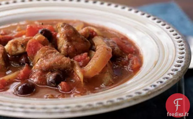 Ragoût de Porc Provençal aux Olives et au Fenouil