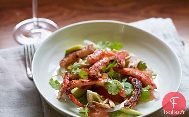 Salade de Crabe Royal au Pamplemousse et Avocat