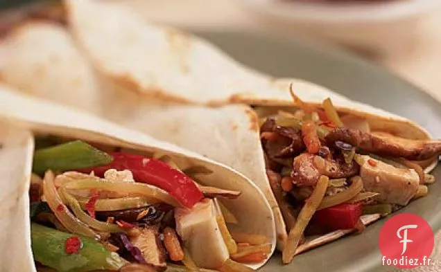 Wraps de Légumes Moo Shu Sautés