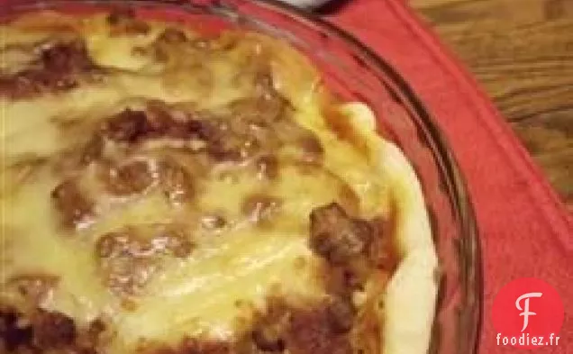 Tarte Spaghetti Aux Trois Fromages