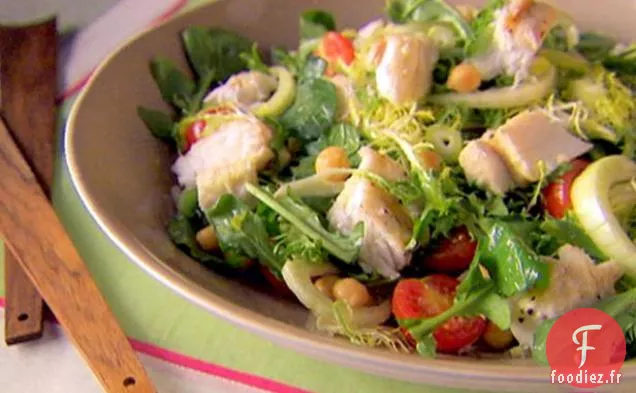 Salade de Flétan et Pois Chiches