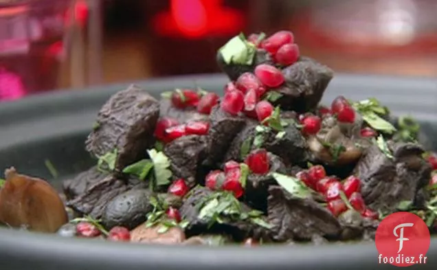Tajine d'Agneau, d'Olive et d'Oignon Caramélisé