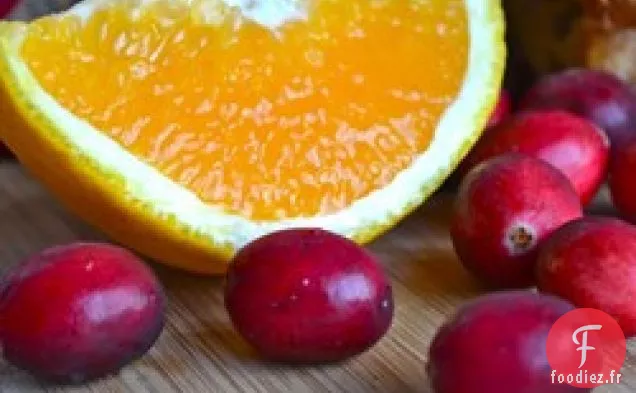 Pudding aux Canneberges et à l'Orange