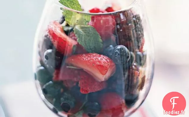 Mélange de Baies d'été au Limoncello et à la Menthe
