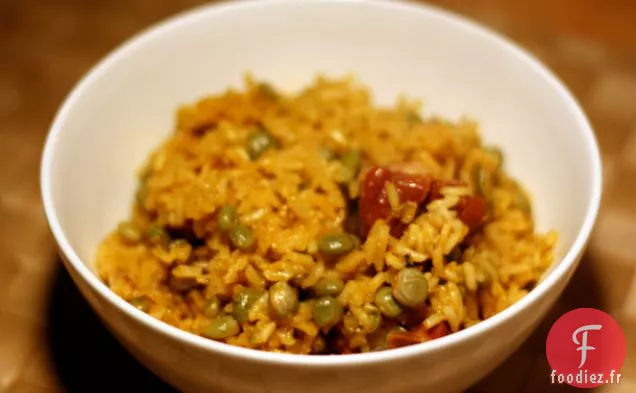 Dîner ce soir: Riz aux Pois Pigeons (Arroz con Gandules)