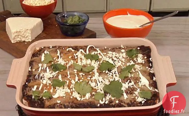 Enchiladas au Chili à la Viande Rouge