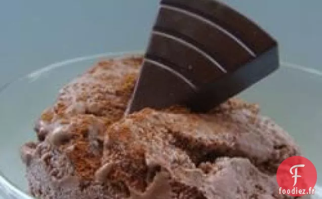 Crème Glacée au Chocolat Noir et à la Cannelle