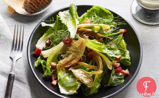 Salade de Pancetta Caramélisée et Fenouil