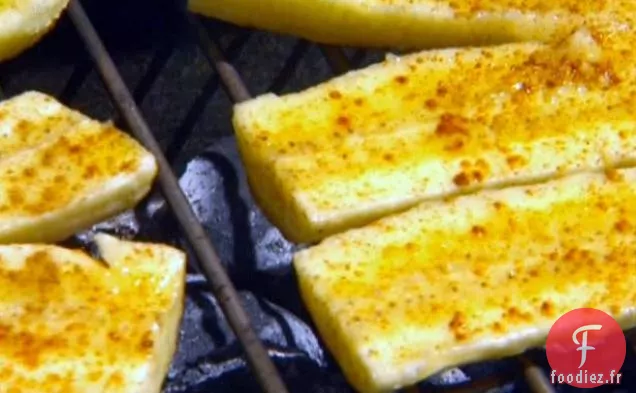 Bananes Grillées aux Brownies Cloud Nine aux Noix et au Caramel