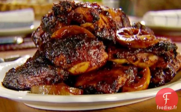 Poulet de Ma Mère avec Sauce Barbecue