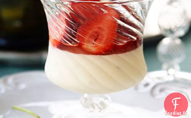 Panna Cotta au Mascarpone avec Fragole