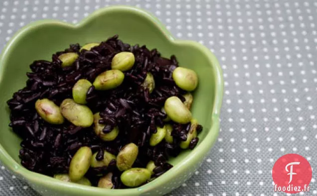 Riz Noir À L'Edamame