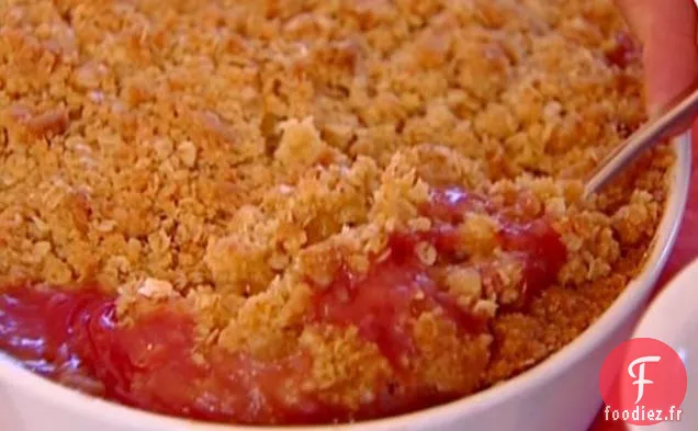 Croustillant à la Pêche et à la Framboise