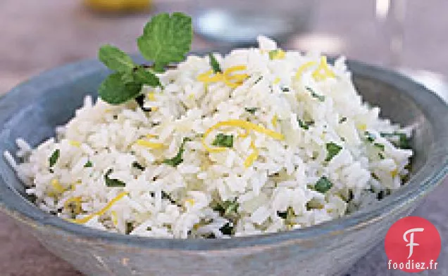 Riz Au Citron Et à la Menthe