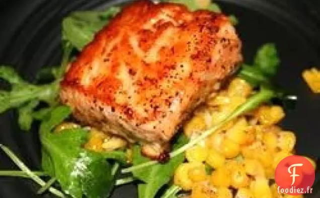 Saumon avec Glaçage au Miel de Noix de Pécan