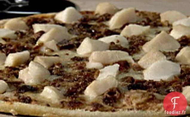 Pizza aux Pétoncles et au Bacon