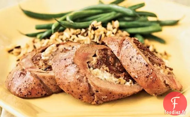 Filet de Porc Farci aux Figues et au Fromage Bleu