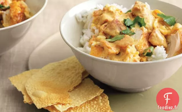 Curry de poulet pressé