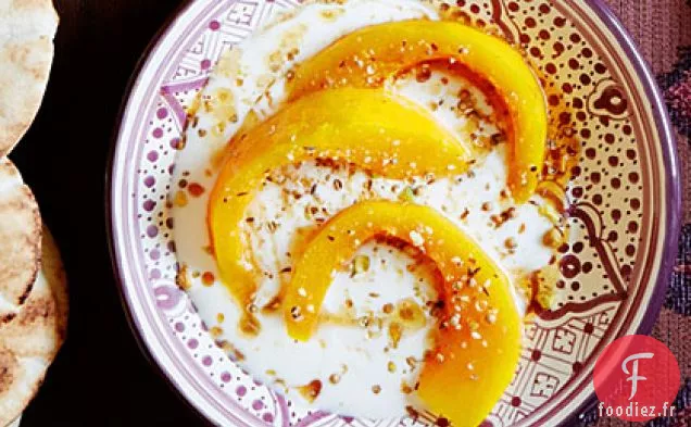 Courge Kabocha au Dukkah et Mélasse de Cidre