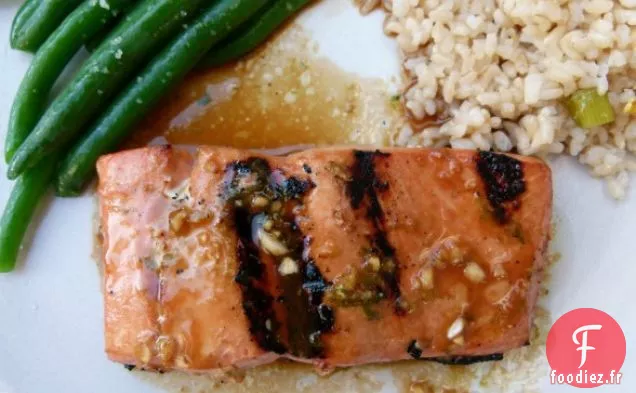 Recette de Poisson Grillé au citron Vert et au soja