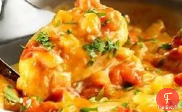 Poulet avec Sauce au Fromage Chipotle