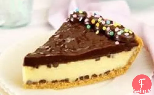 Tarte au Fromage aux Pépites de Chocolat Facile