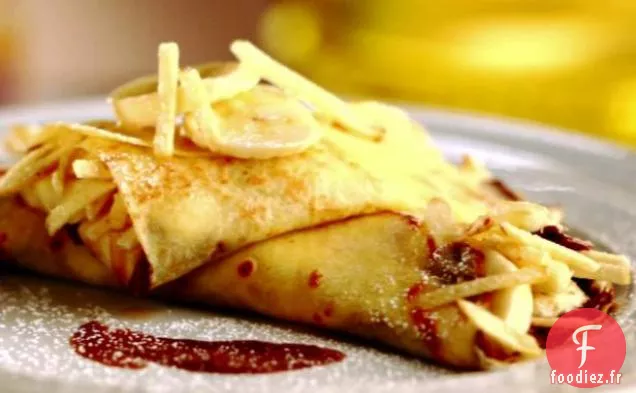 Crêpe Paille Banane, Chocolat Noisette et Pomme de Terre