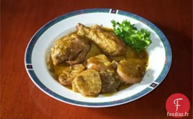 Fricassée de poulet de Porto Rico