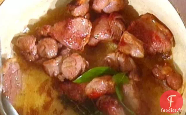 Agneau au Raifort et Vinaigre: Agnello al Raffano