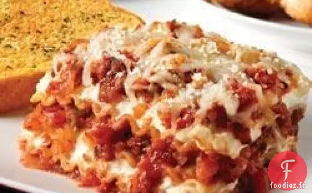 Lasagne aux Saucisses et Poivrons