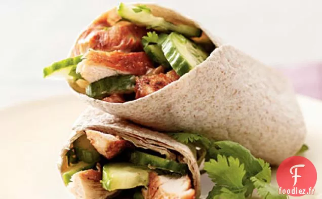 Wraps au Poulet Thaï