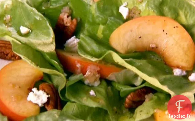Salade de Pêches et Pacanes
