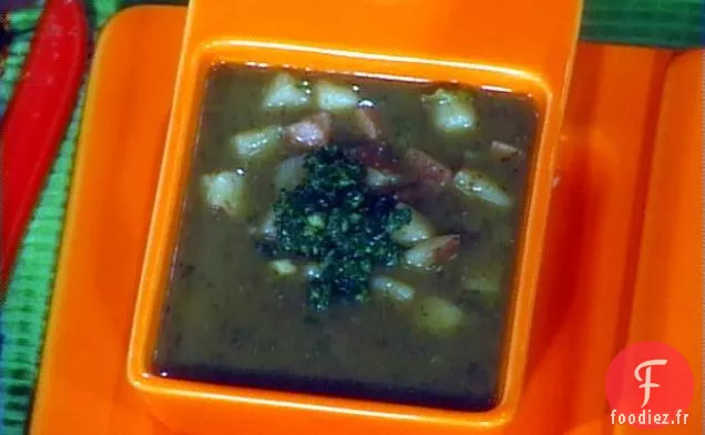 Soupe de Lentilles Copieuse avec Jambon et Pommes de Terre