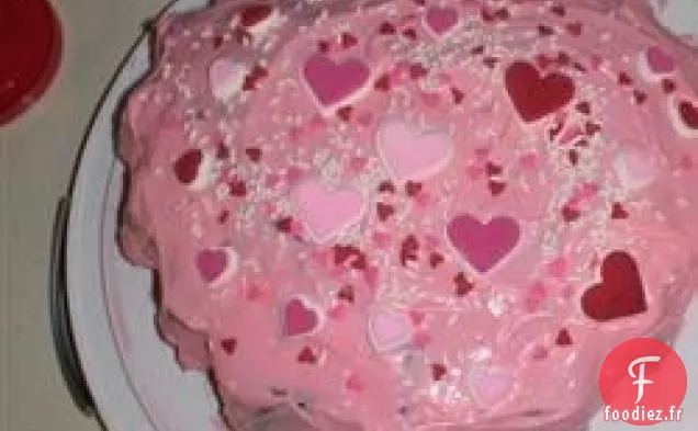 Gâteau de Coeur de Valentine