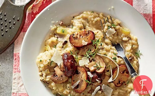 Risotto aux Champignons D'Hiver